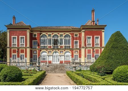 LISBON,PORTUGAL - MAY 17,2017 - Palace Marquesses of Fronteira - National Monument in Lisbon. Lisbon is the capital of Portugal.