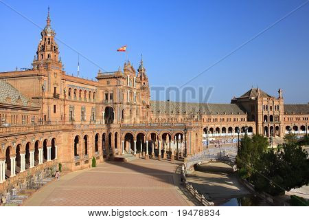Plaza de Espana, Sevilla, Spagna