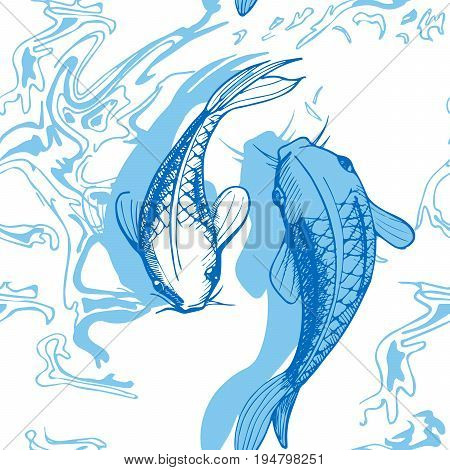 Koi Fish Vector Illustration