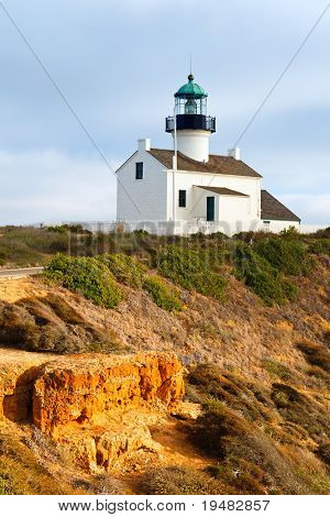 Maják Point Loma v Cabrillo National Park, San Diego
