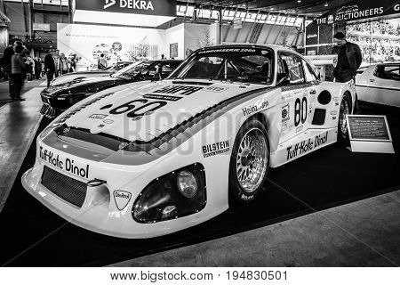 STUTTGART GERMANY - MARCH 17 2016: Racing car Porsche 935 L1 