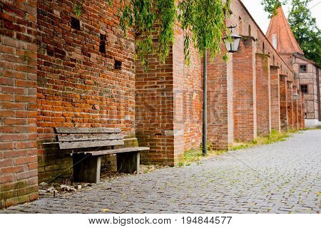 A beautiful place for walking and relaxing in the old town of Memmingen Germany.