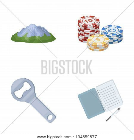 casino, travel and other  icon in cartoon style.alcohol , Training icons in set collection.