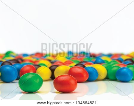 A Variety of Different Chocolate Covered Candies