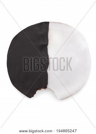 A Black & White Cookie with a Bite
