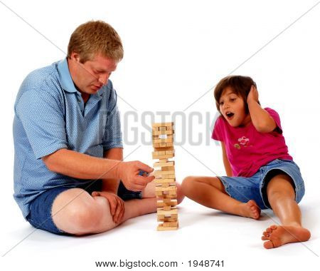 Spelen met papa