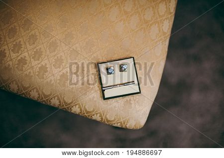 Groom's Cufflinks In A Box