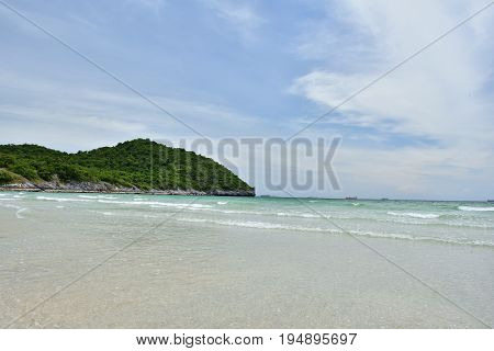 view of Koh Si Chang island in ChonburiThailand
