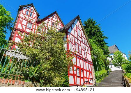 Old Half-timbered House In Herborn, Germany