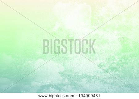 Artistic Soft Cloud And Sky With Abstract Grunge Cement Textured Background