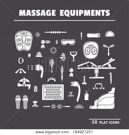 Massage Appliance - Icon Set