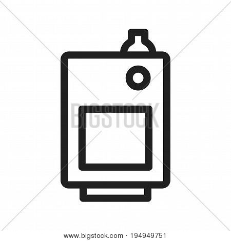 Boiler, fuel, solid icon vector image. Can also be used for Climatic Equipment. Suitable for use on web apps, mobile apps and print media.