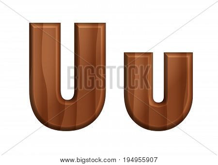 Nature Wooden Texture Font Upper Case And Lower Case Alphabet .