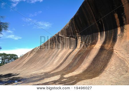 Australia - l'onda gigante surf granito di Hyden rock
