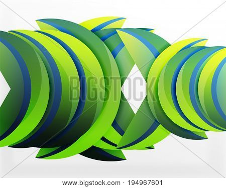 3D wave lines design. Dynamic effect abstract Illustration, modern pattern template