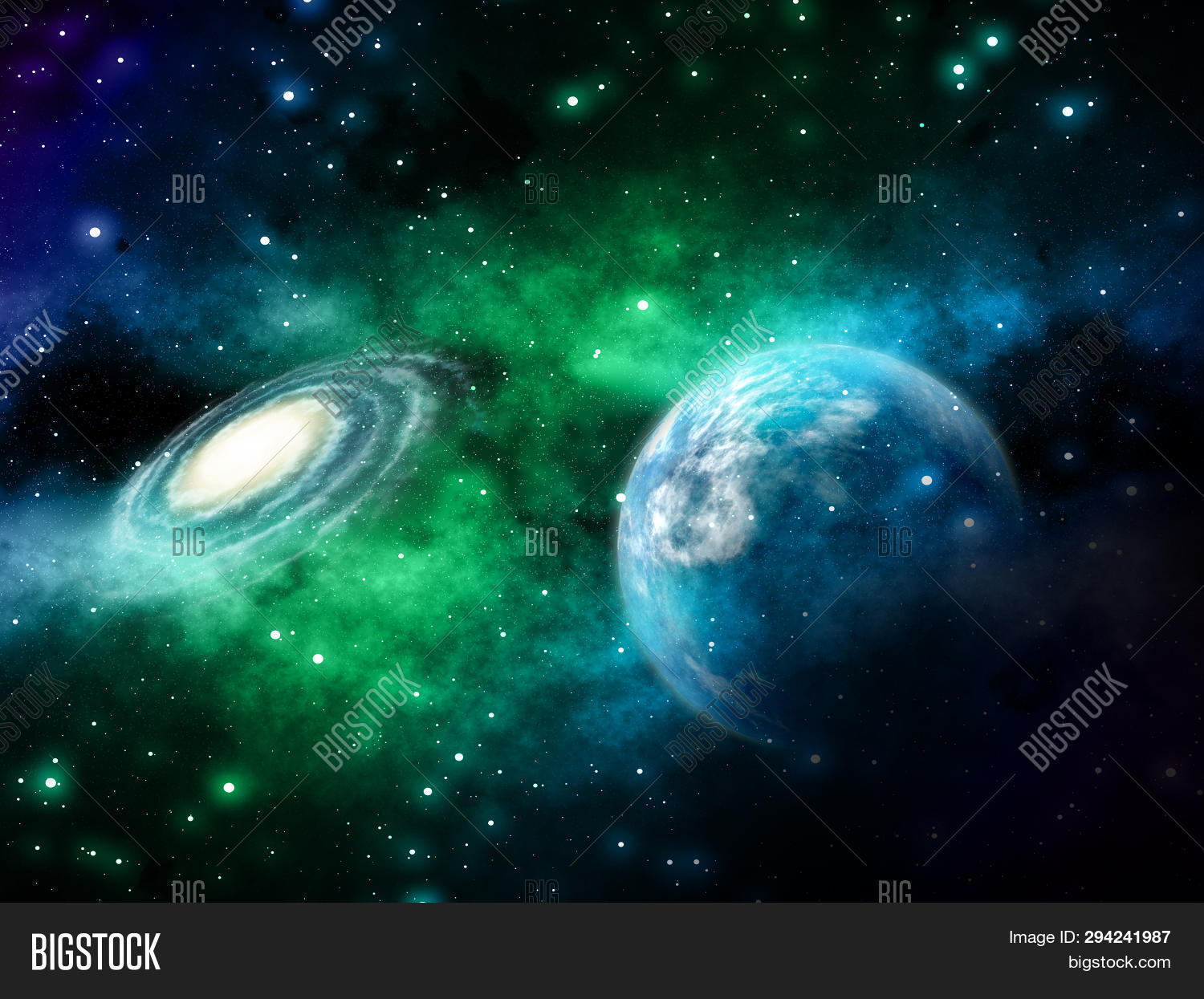 3D Render Space Image & Photo (Free Trial) | Bigstock