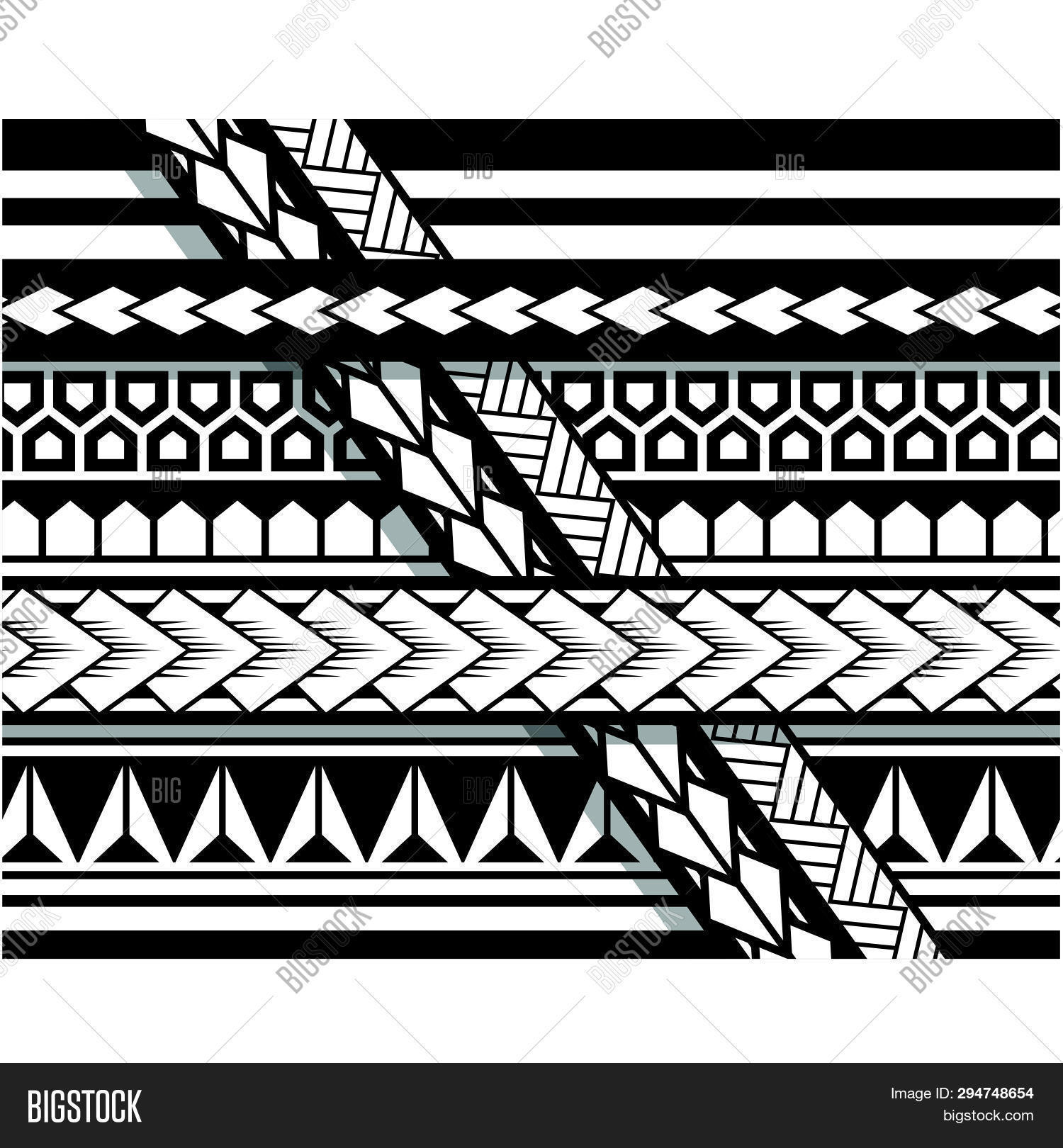 Fabric: Polynesian tapa patterns and tropical ferns. Cotton poplin dress  quality. Check it out at H… | Hawaiian tattoo, Tropical fabric prints,  Print design pattern