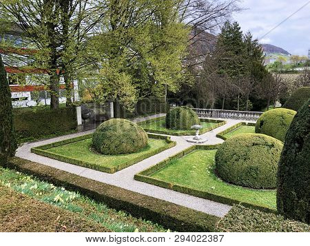 Neo-baroque Terraced Garden Or Neubarocken Terrassengarten (villa Boveri Park Or Parkanlage Der Vill