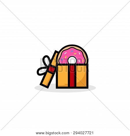 Donut. Donuts. Donuts icon. Donuts vector. Donuts logo vector. Sweet Donuts logo. Donuts symbol. Donuts vector icon. Donuts design illustration. Donuts icon isolated flat on white background. Donuts simple design for logo, web, app, UI.