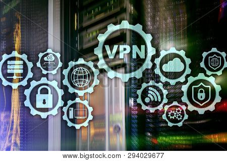 Secure Vpn Connection. Virtual Private Network Or Internet Security Concept.