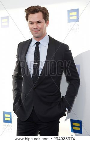LOS ANGELES - MAR 30:  Luke Macfarlane at the Human Rights Campaign 2019 Los Angeles Dinner  at the JW Marriott Los Angeles at L.A. LIVE on March 30, 2019 in Los Angeles, CA