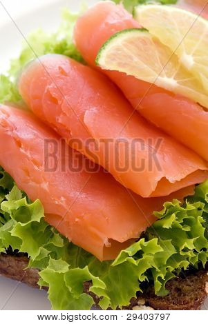 Lachs-sandwich