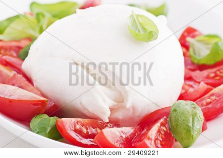 Buffalo Mozzarella with tomatos