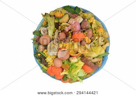 Some Recycling For Compost Fruits,vegetagles And Egg