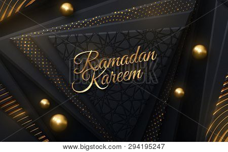 Ramadan Kareem. Modern Cover Design. Vector Islamic Illustration. Holiday Banner Design. Muslim Mont