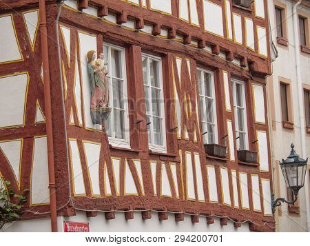 the City and the cathedral of Mainz in germany