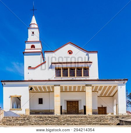 Baslica Santuario del Senor de Monserrate in Bogota capital city of Colombia South America