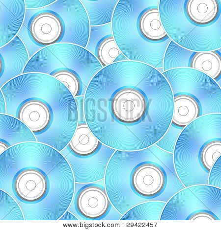 Textura transparente azul discos compactos