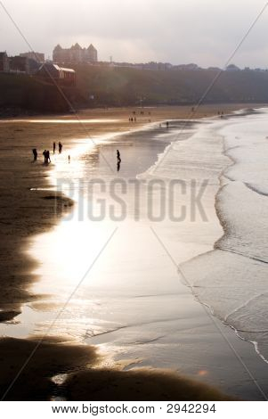 Whitby หาดพระอาทิตย์ตกดิน