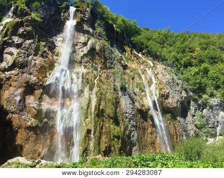 Big Waterfall (veliki Slap Or Slap Plitvica), Plitvice Lakes National Park Or Nacionalni Park Plitvi