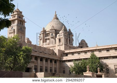 Umaid Bhawan Palace, One Of The Worlds Largest Private Residences, Jodhpur, Rajasthan, India