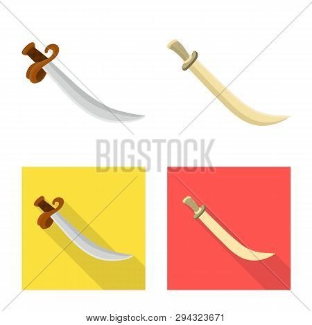 Vector Design Of Game  And Armor  Icon. Set Of Game  And Blade  Vector Icon For Stock.