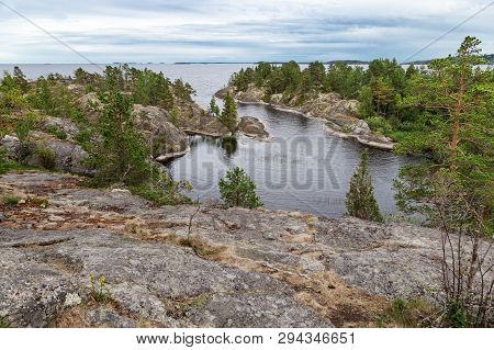 Karelia. Russia. Ladoga Lake. Ladoga Skerries. Rocky Islands Ladoga. Travel To Russia. Sortavala Dis