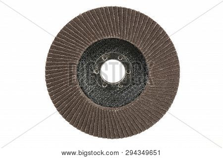 Abrasive Wheel Isolated On White Background. Grinder Disc