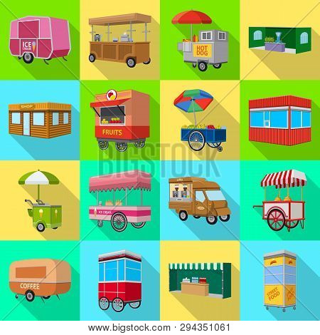 Vector Design Of Marketing And Tent Symbol. Set Of Marketing And Outdoor Vector Icon For Stock.