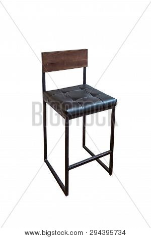 Loft Wooden Furniture Isolated On White Background