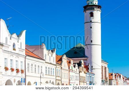 historic architecture Domazlice, Czech Republic