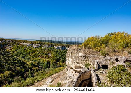 Chufut-kale. Medieval City-fortress In The Crimean Mountains, Bakhchysarai
