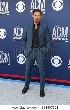 LAS VEGAS - APR 7:  Jay Hernandez at the 54th Academy of Country Music Awards at the MGM Grand Garden Arena on April 7, 2019 in Las Vegas, NV