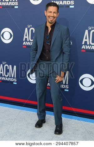 LAS VEGAS - APR 7:  Jay Hernandez at the 54th Academy of Country Music Awards at the MGM Grand Garden Arena on April 7, 2019 in Las Vegas, NV