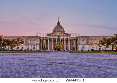Tainan, Taiwan - December 4, 2018: Beautiful Scenic Of Chimei Museum Which Displays Of Western Art, 