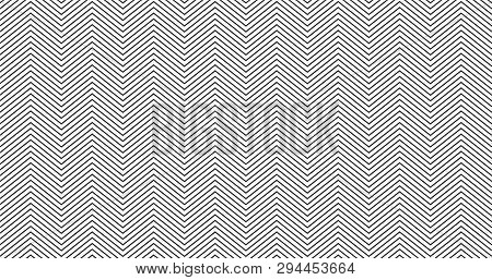 Zigzag Textured Background Design. Simple Chevron Seamless Pattern. Template For Prints, Wrapping Pa