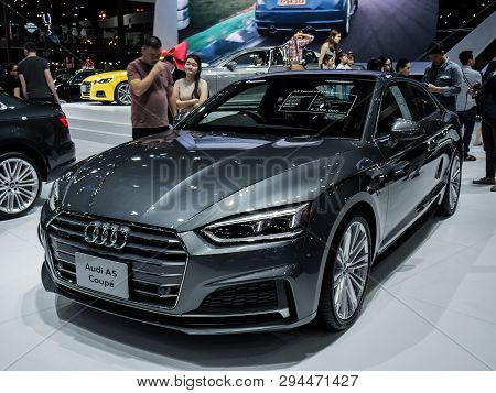 Audi A5 Coupe On Display In Bangkok International Motor Show 2018 At Impact Arena Exhibition Muangth