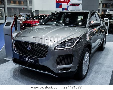 New Jaguar E-pace A On Display In Bangkok International Motor Show 2018 At Impact Arena Exhibition M