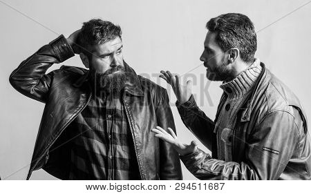 Men Failed Deal Argue. Failure And Disappointment. Disappointed Partner Argue. Showdown Concept. Con