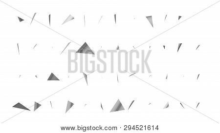 3D Rendering Of Abstract Background Islated With White